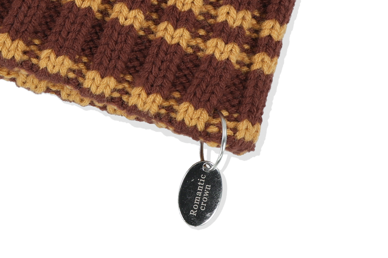 STRIPE SQUARE BEANIE