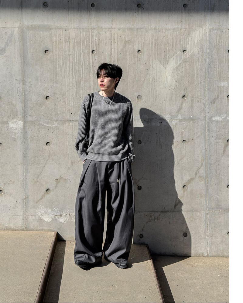Hild Panel Cropped Hachi Knit