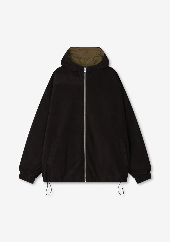 MO Reversible Fleece Hoody Jumper