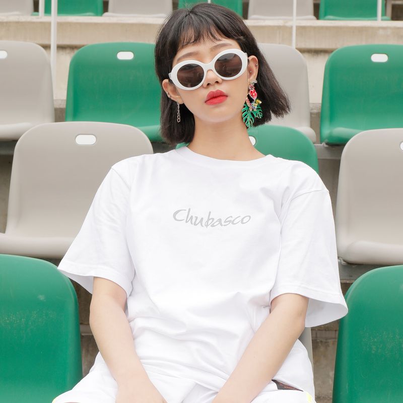 chubasco(チュバスコ)の「CHT16001 LETTERING LOGO CREW NECK(Tops)」