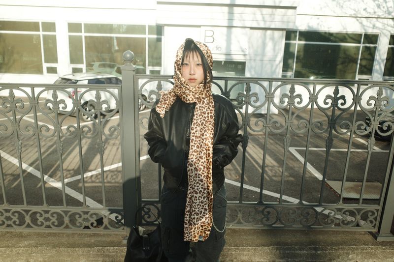 Chiffon Leopard scarf 2
