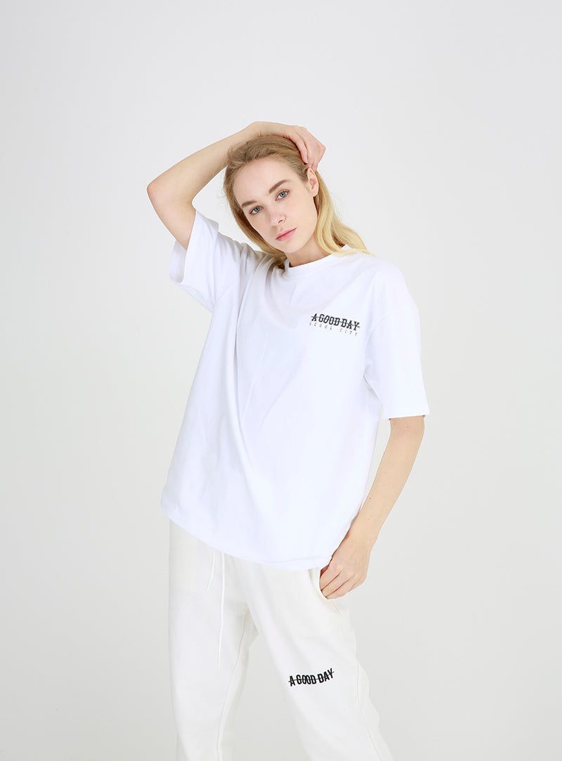 A GOOD DAY(ア グッドデイ)の「SEOUL CITY TSHIRTS (WHITE(Tops)」