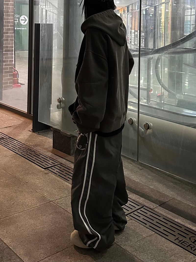 flag track nylon pants
