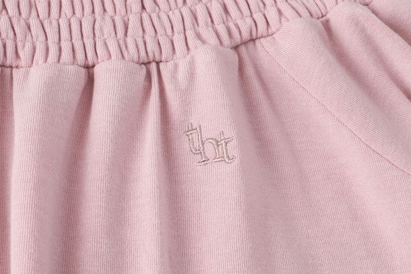Bell shirring top - pink