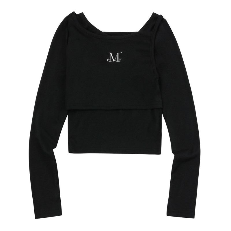 MUCENT（ムセント）の「ダブリーアンバランスセットTシャツ (4Color)（トップス）」