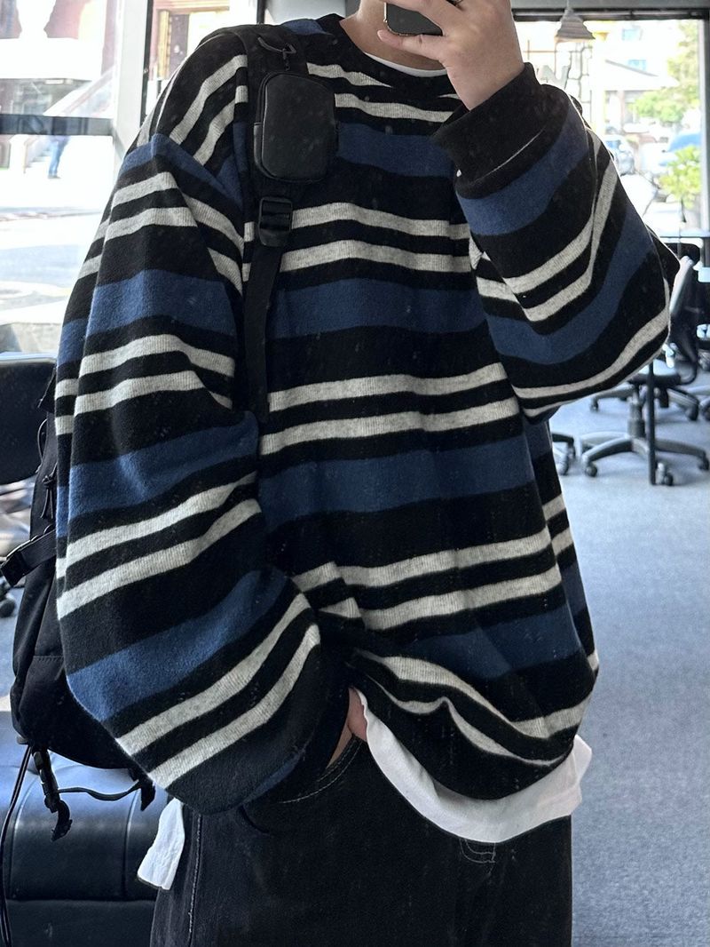 sain peach stripe round mtm