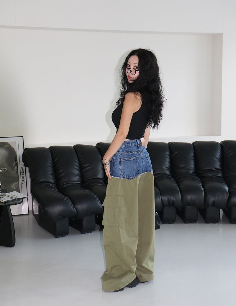 Delight-J（ディライトジェイ）の「24SS Cropped Half Turtleneck Sleeveless T-Shirt（Tops）」