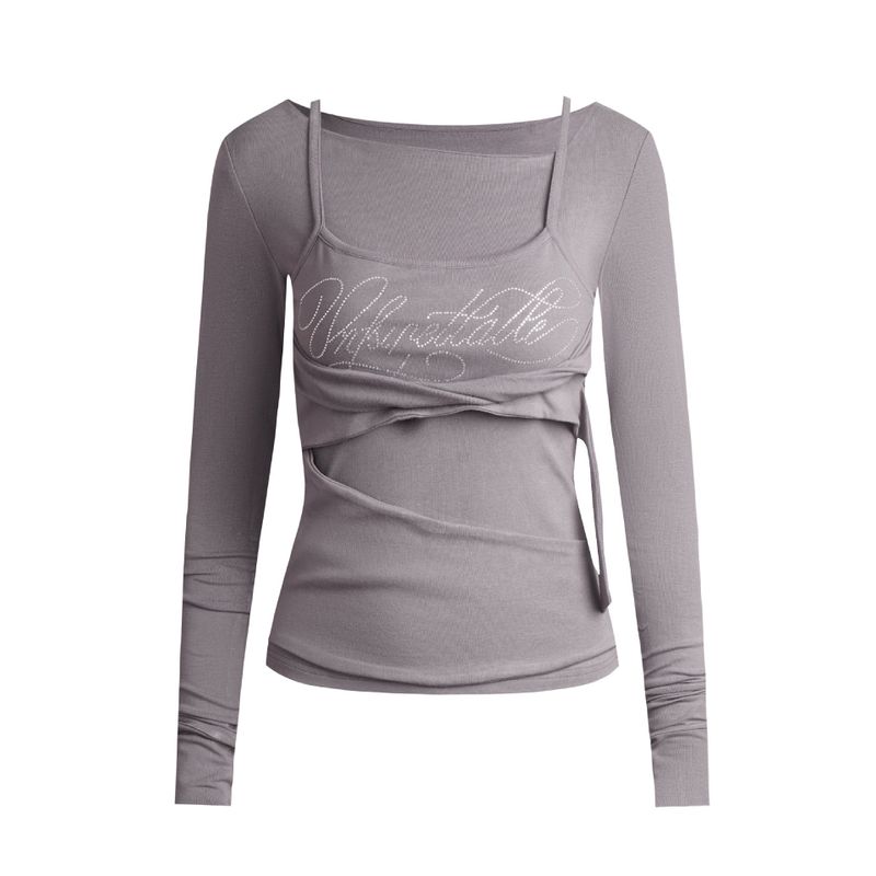 Sienna Crystal Wrap Tee