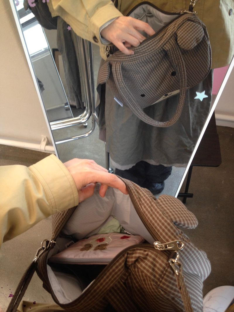 mini-hamster Shoulder Crossbag(brown)