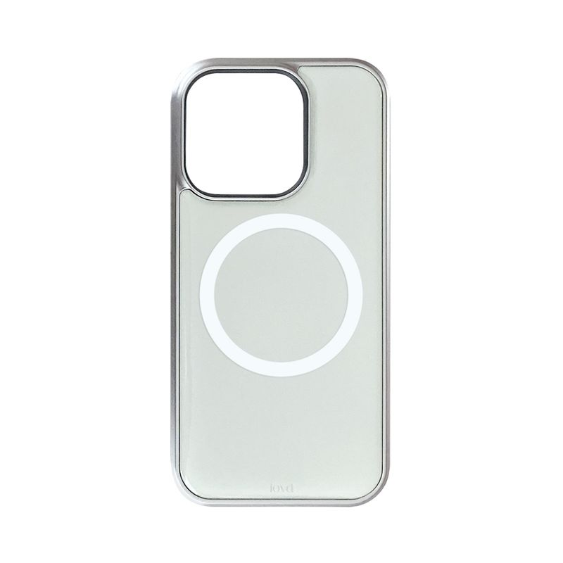 [MADE] VANILA PHONE CASE (magsafe epoxy silver bumper)