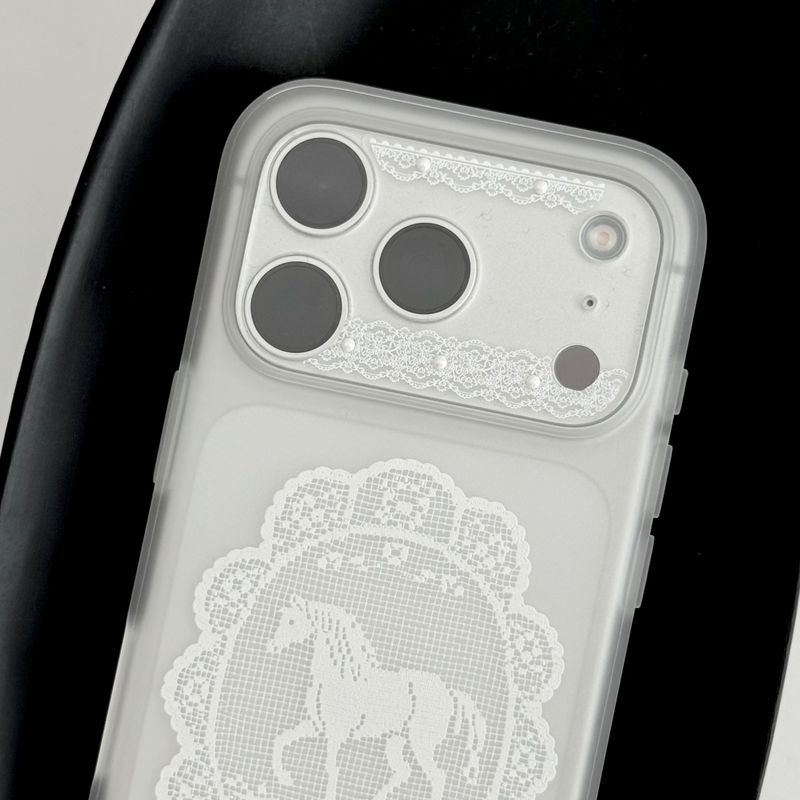 pearl lace camera stickers
