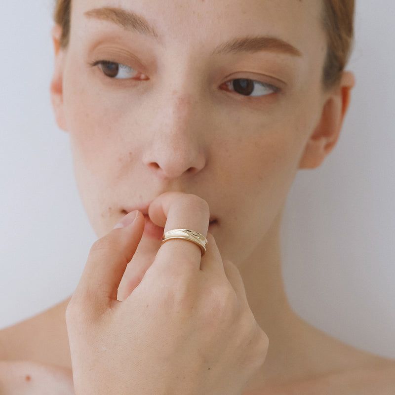 FLIT（フィリット）の「SAND DUNE RING (S) (GOLD)（Accessories）」