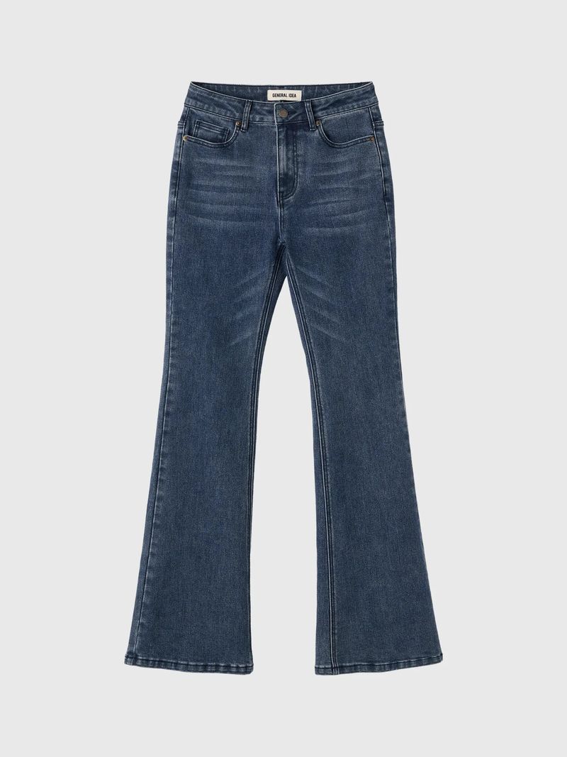 BOOTCUT WASHING DENIM PANTS
