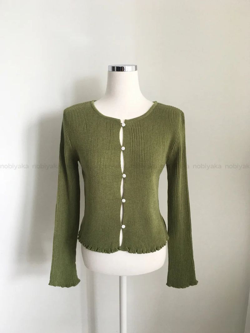 Owen frill cardigan