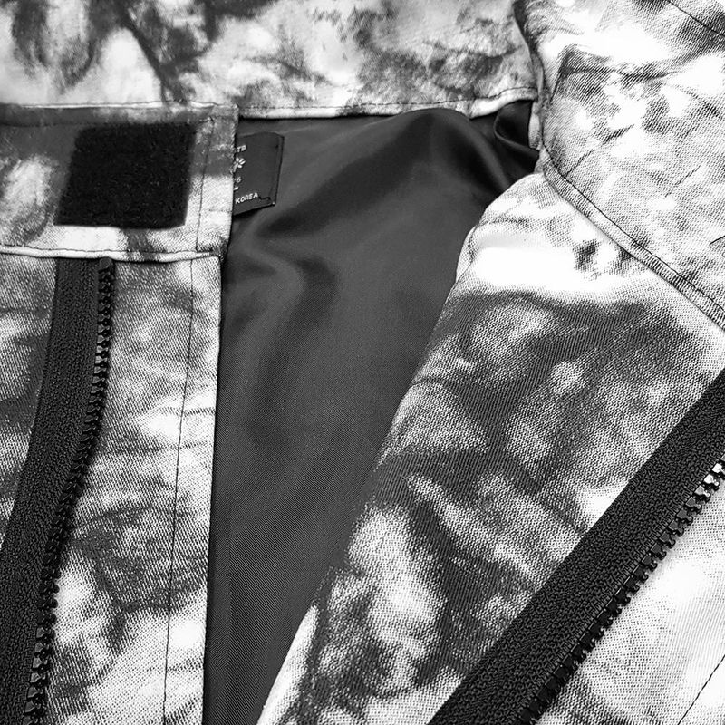 tie-dye crop jacket_white