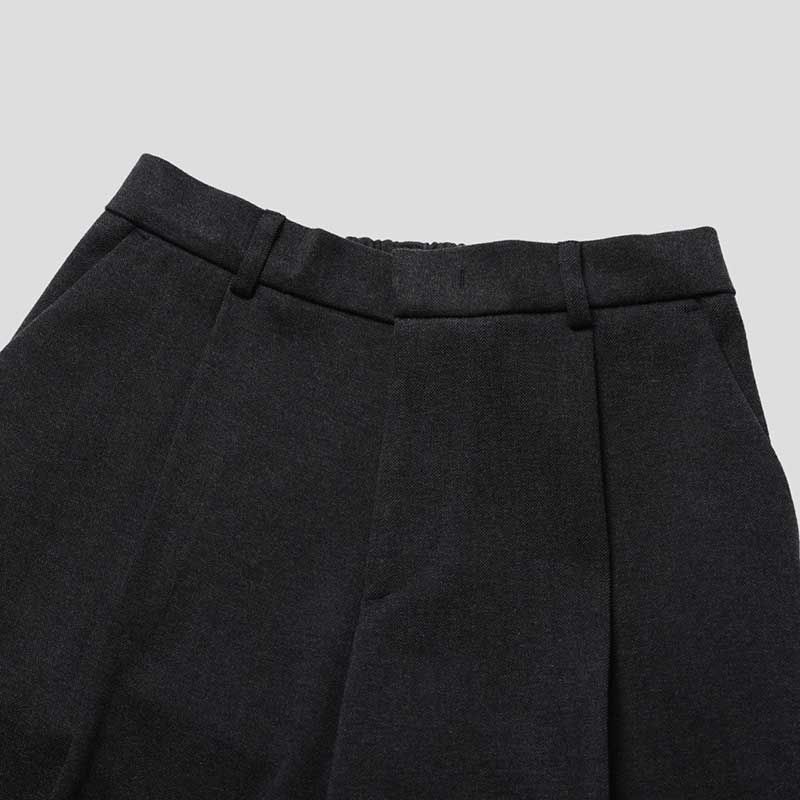 ASCLO ウールヘリンボーンフレアスラックス (3color)