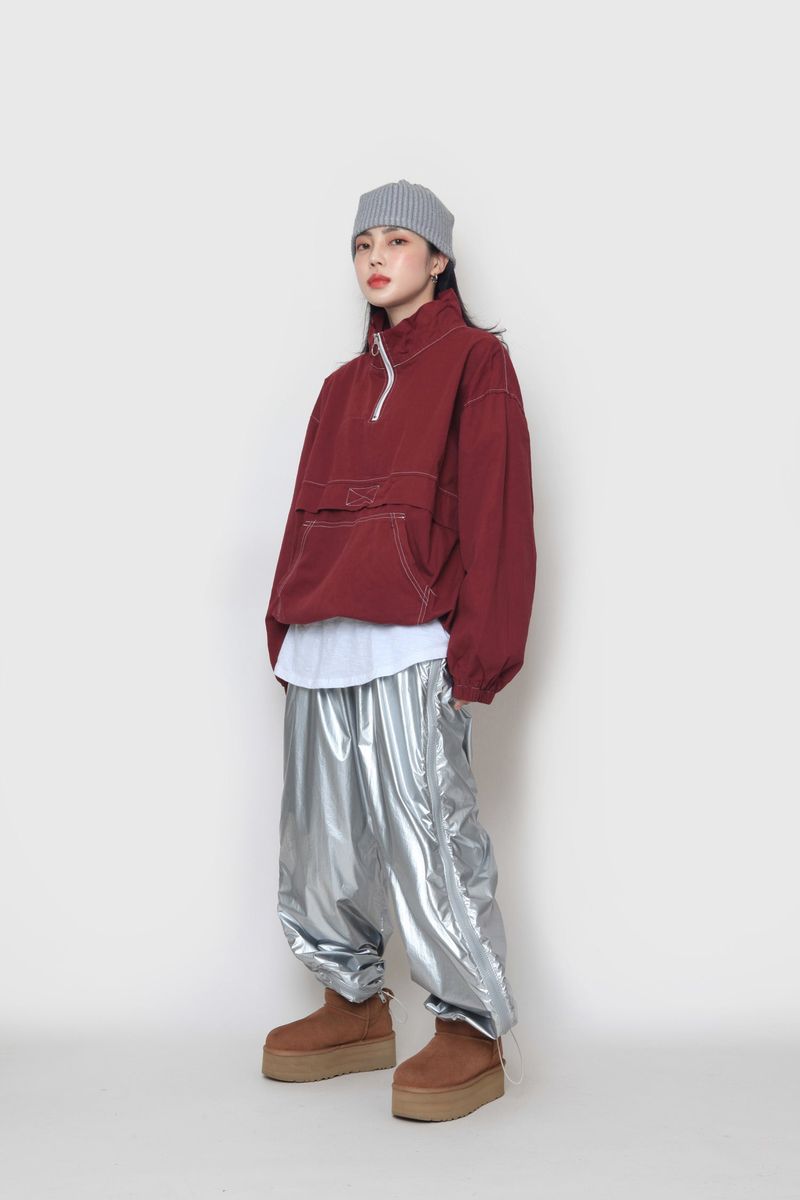 Stitch washing anorak