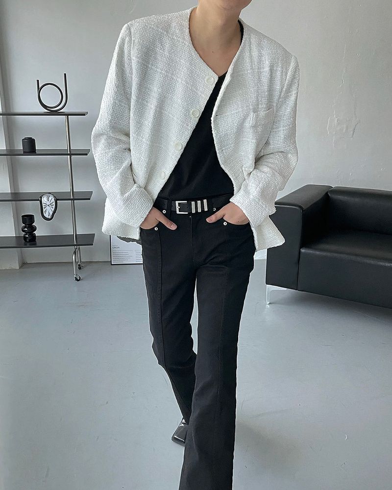 COZINESS（コジネス）の「GM Modern Tweed Jacket (2 colors)（Jackets/Outerwear）」