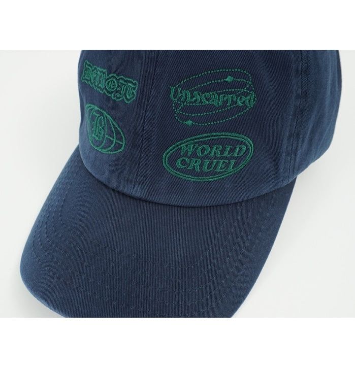 Globe logo ball cap