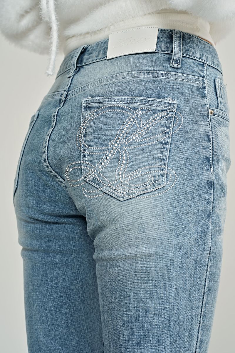 Stella bootcut jeans, Cloud Blue