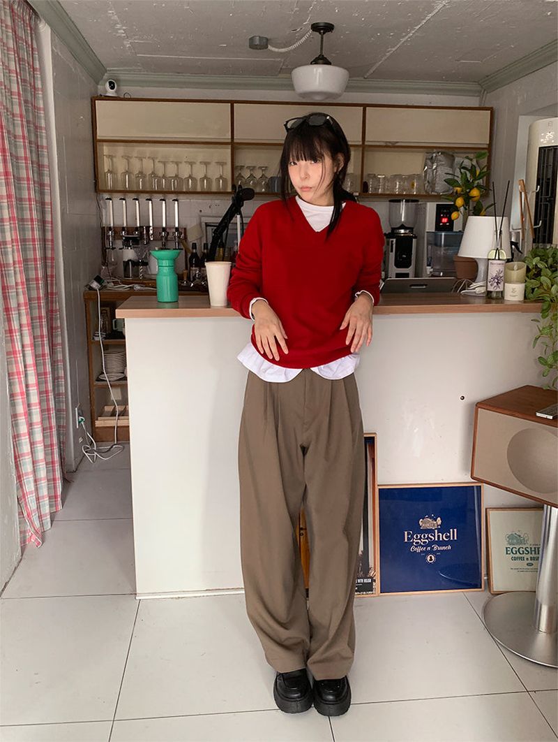 TWO-TUCK BALLOON SLACKS (3C)