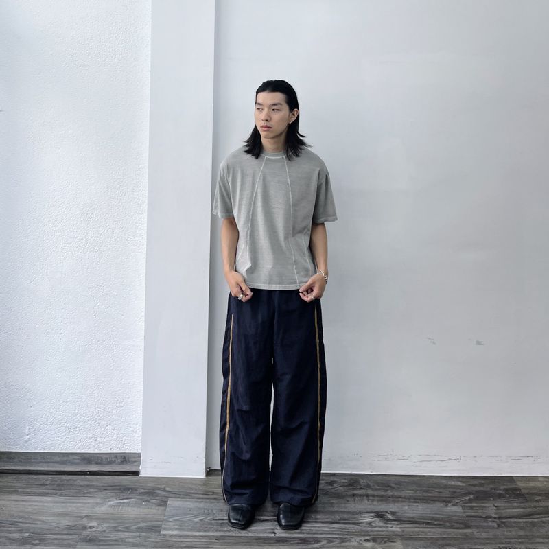 Cool Haze Curved Seam Tee