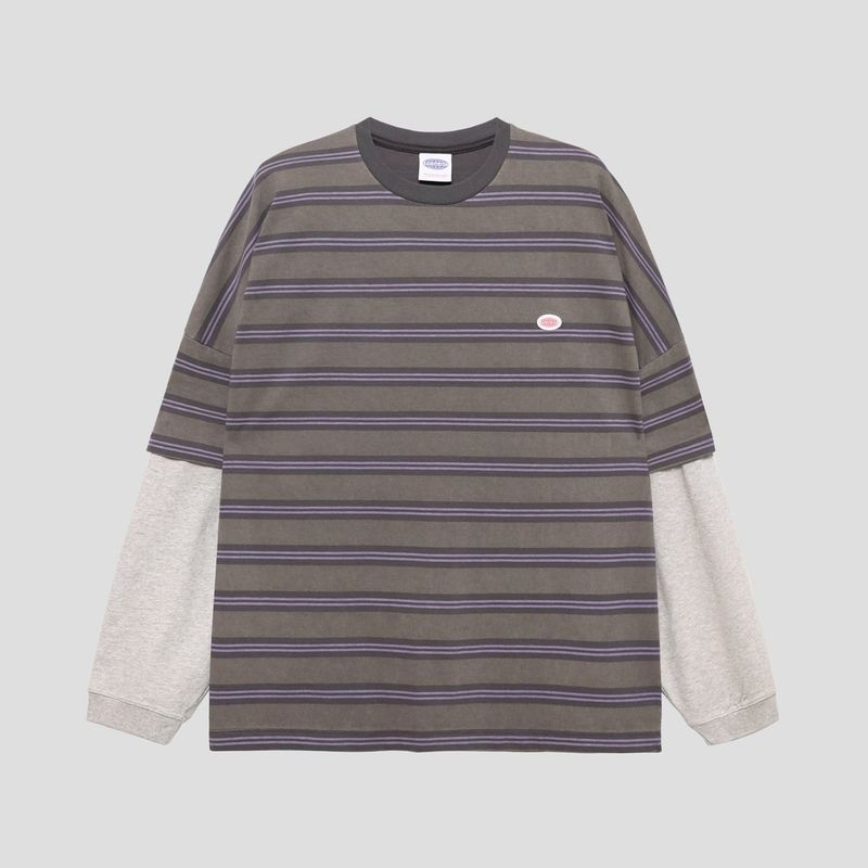 STRIPE LAYERED LONG SLEEVE