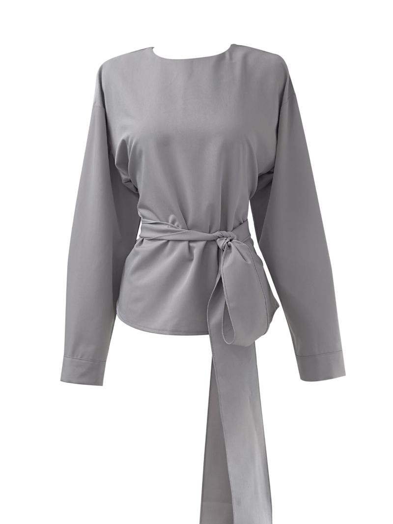 twin sheer belted set-up (4color)