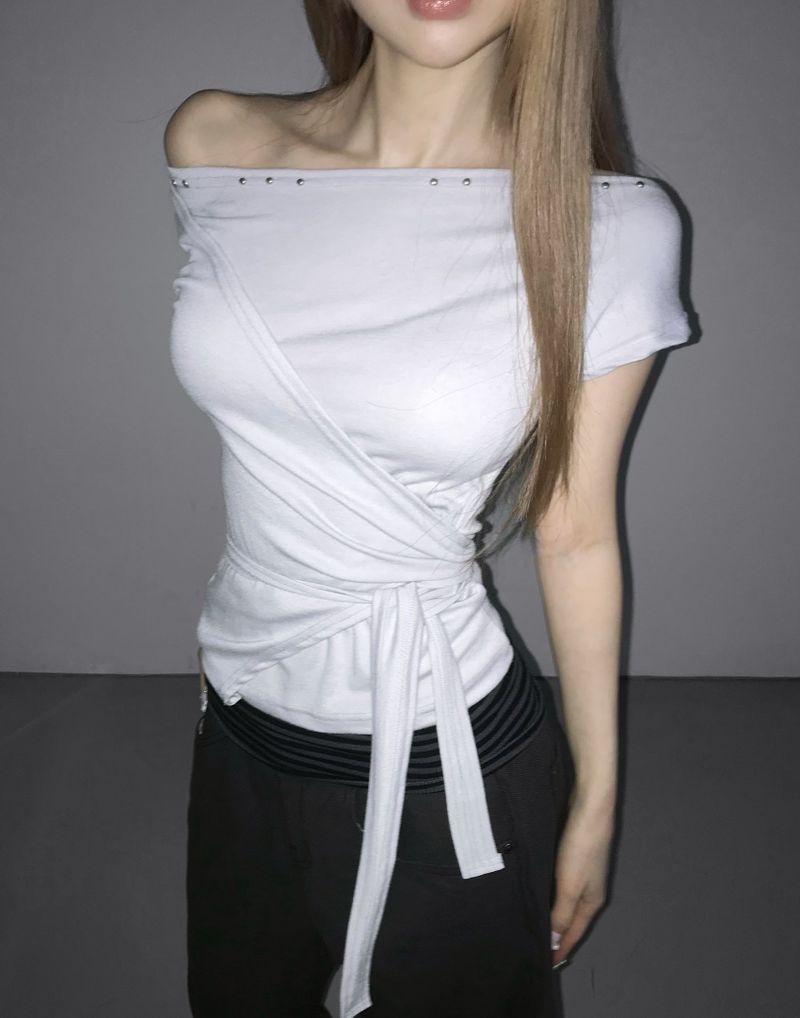 hdden tie top(3 color)