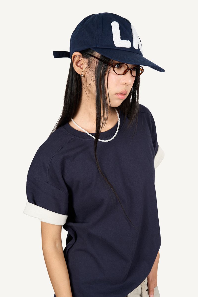Lolly Color Matching Roll-up T-shirt