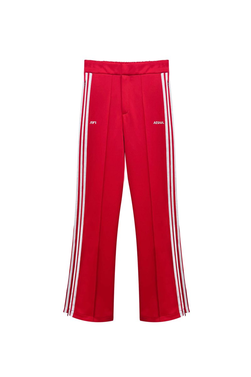 JOEL JERSEY TRACK PANTS / RED