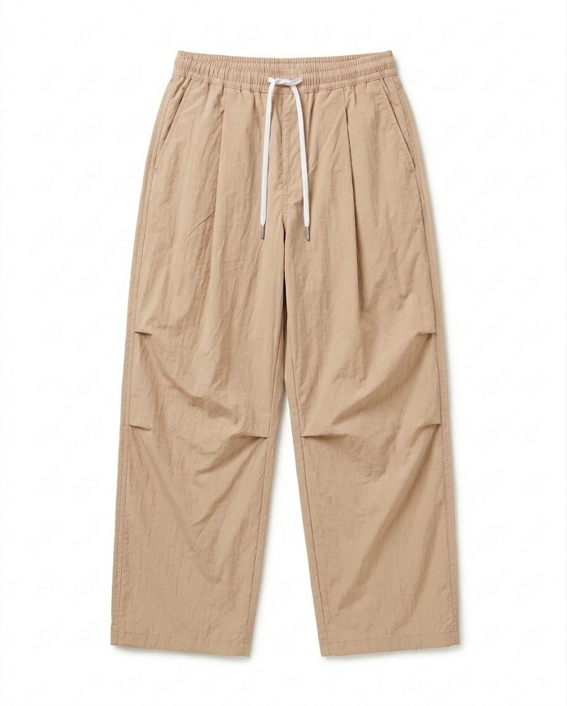 Cool Over Curved Nylon Pants (7c)