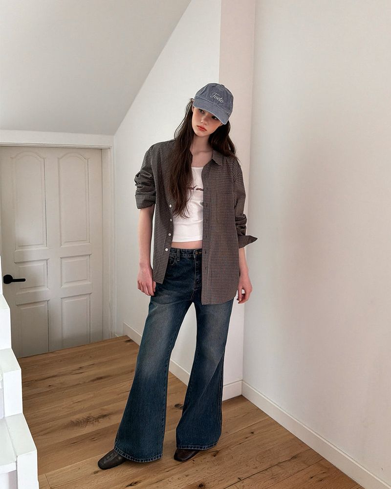 [ORIGINAL] Spo Semi Bootcut Denim Pants