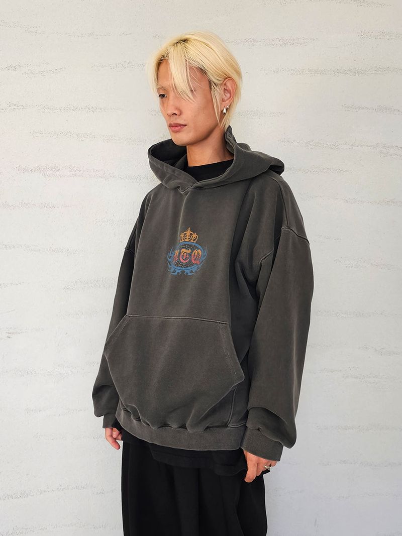 VENTIQUE Pigment Sword King hoodie 2colors