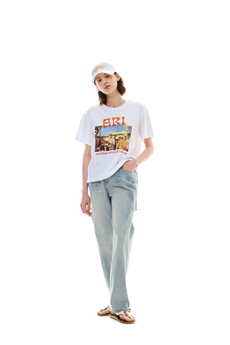NAUGHTY PRINTING T-SHIRT