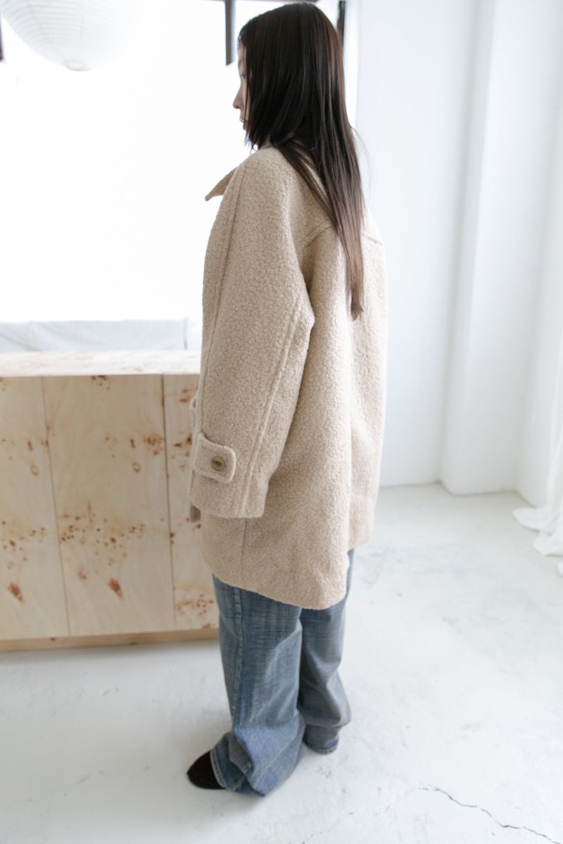 teddy boucle coat(2colors)