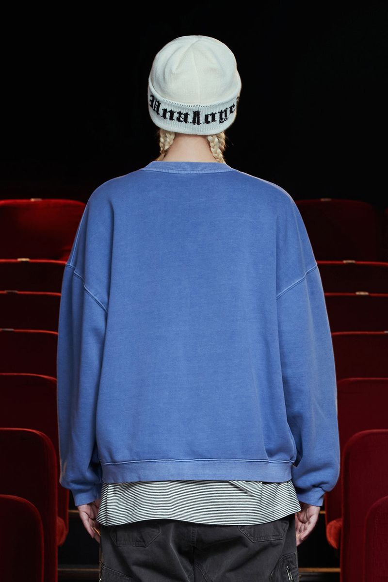 PIGMENT SNOW SWEATSHIRT / BLUE