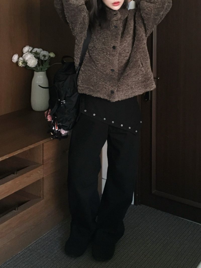 Eyelet Steel Lap Scarf Pants (3c)