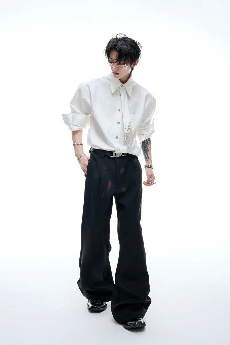 Structured Tie Detail Shirt