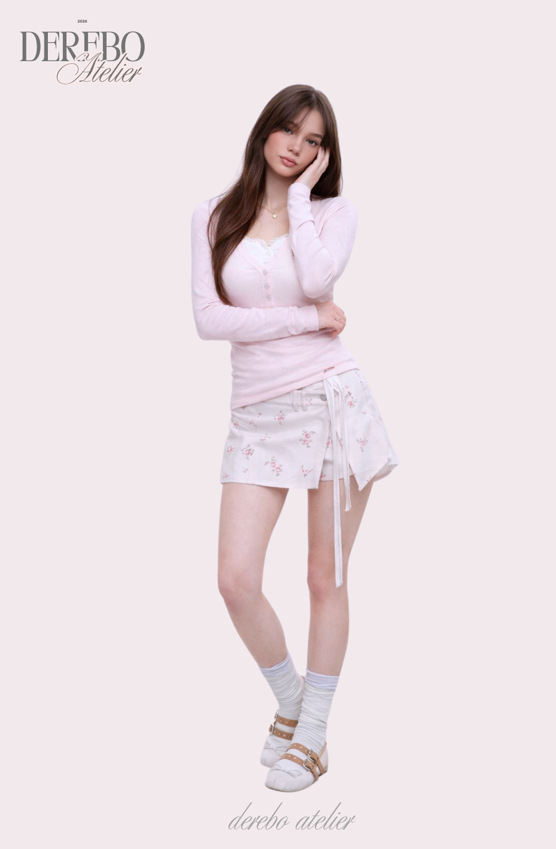 Sugar Flower Mini Pants Skirt