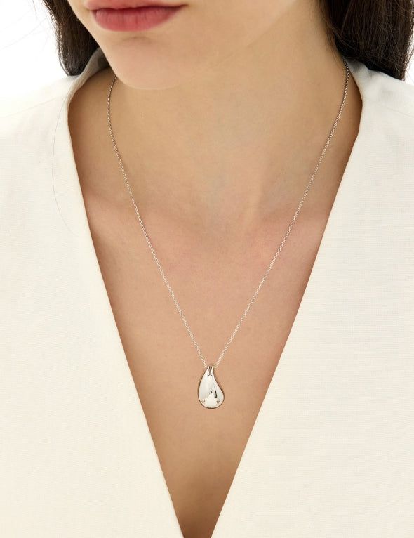 hyeres lor（イエール・ロール）の「26SS★ [Premium Plating] Champagne Full Moon AB(W) Big Bowl Long Necklace（Accessories）」