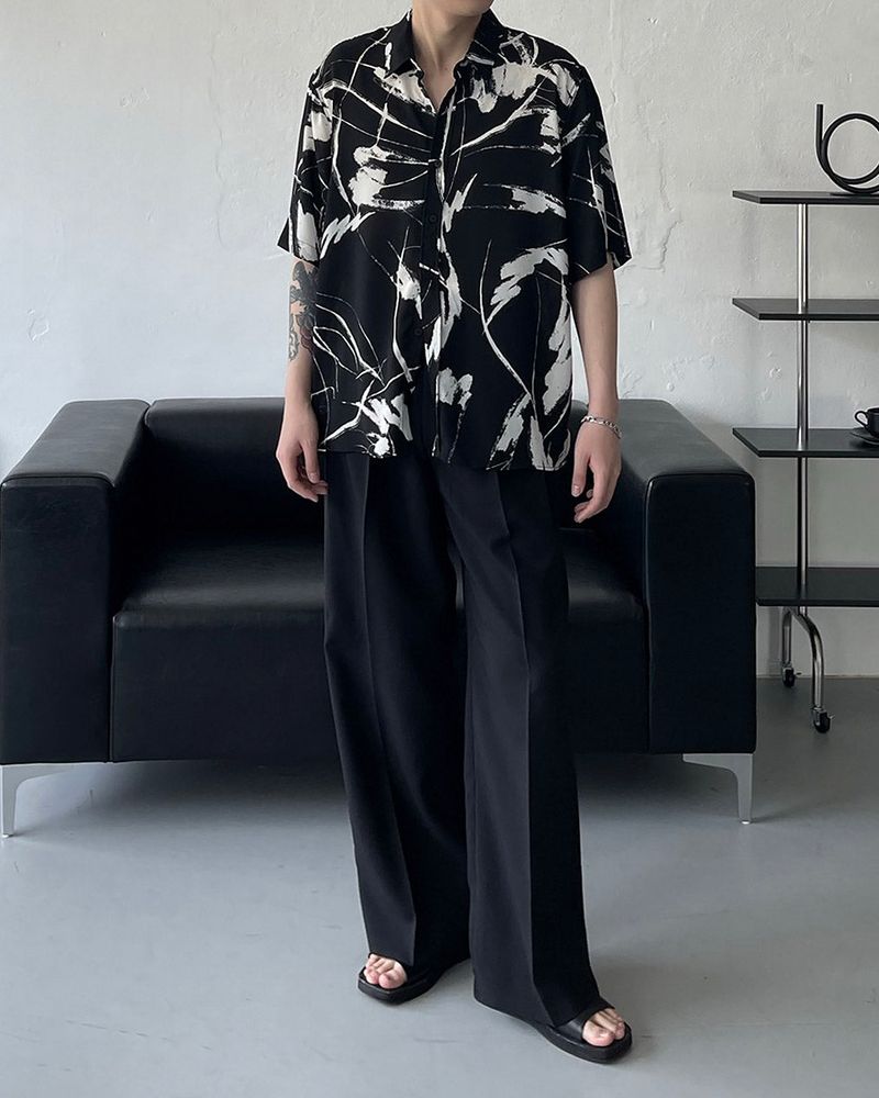 OWN Drawing Pattern Shirt (2 colors)