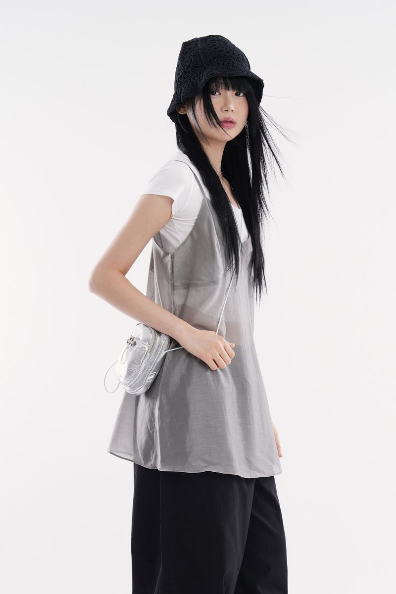 Raucohouse（ラウコハウス）の「Tint see-through mini one-piece（Dresses）」