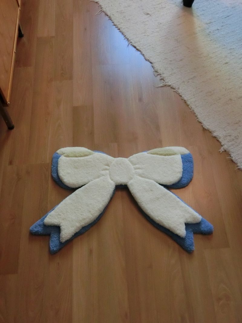 Ribbon rug S (ハンドメイド商品製作期間14日所要)