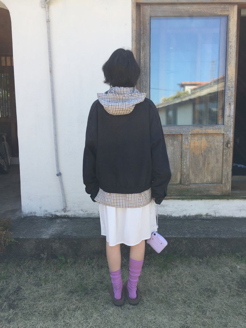 Vinyl gem knee socks (4color)