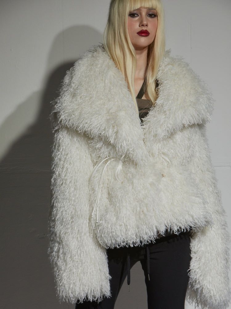 FUR ROBE JACKET