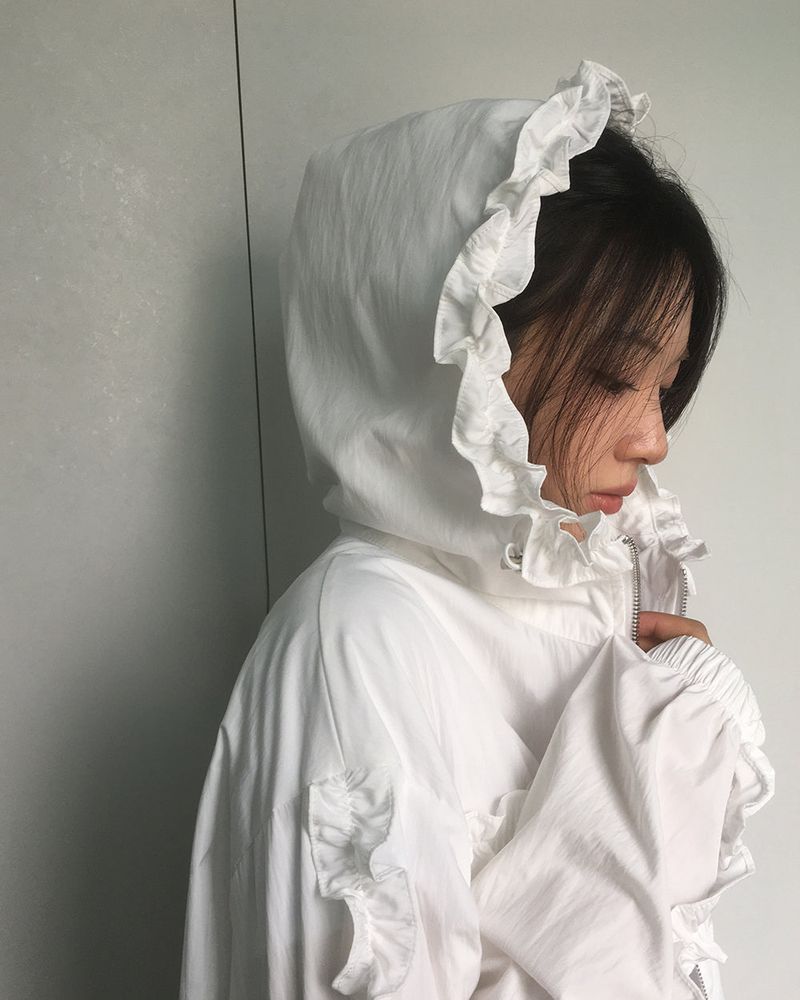 Pinpo Frill Windbreaker Zip-up