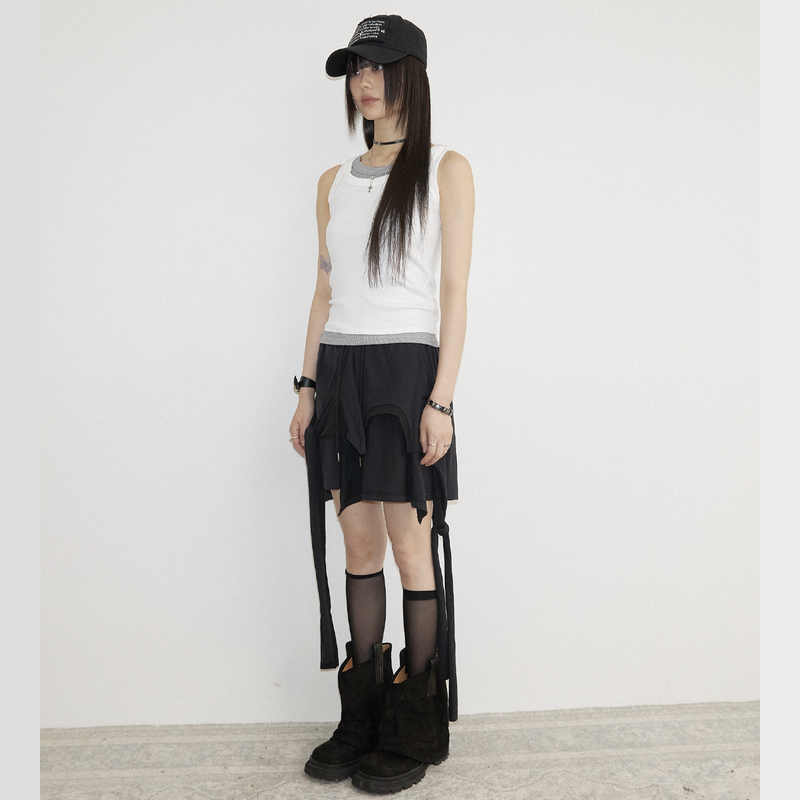  LAYERED TEE SKIRT