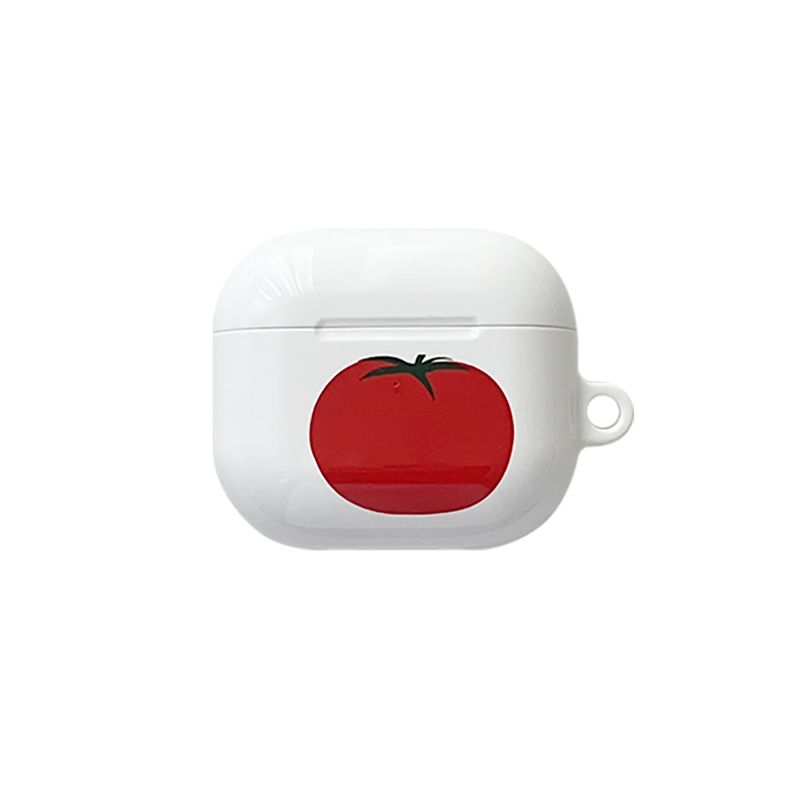 tomato glossy airPods case