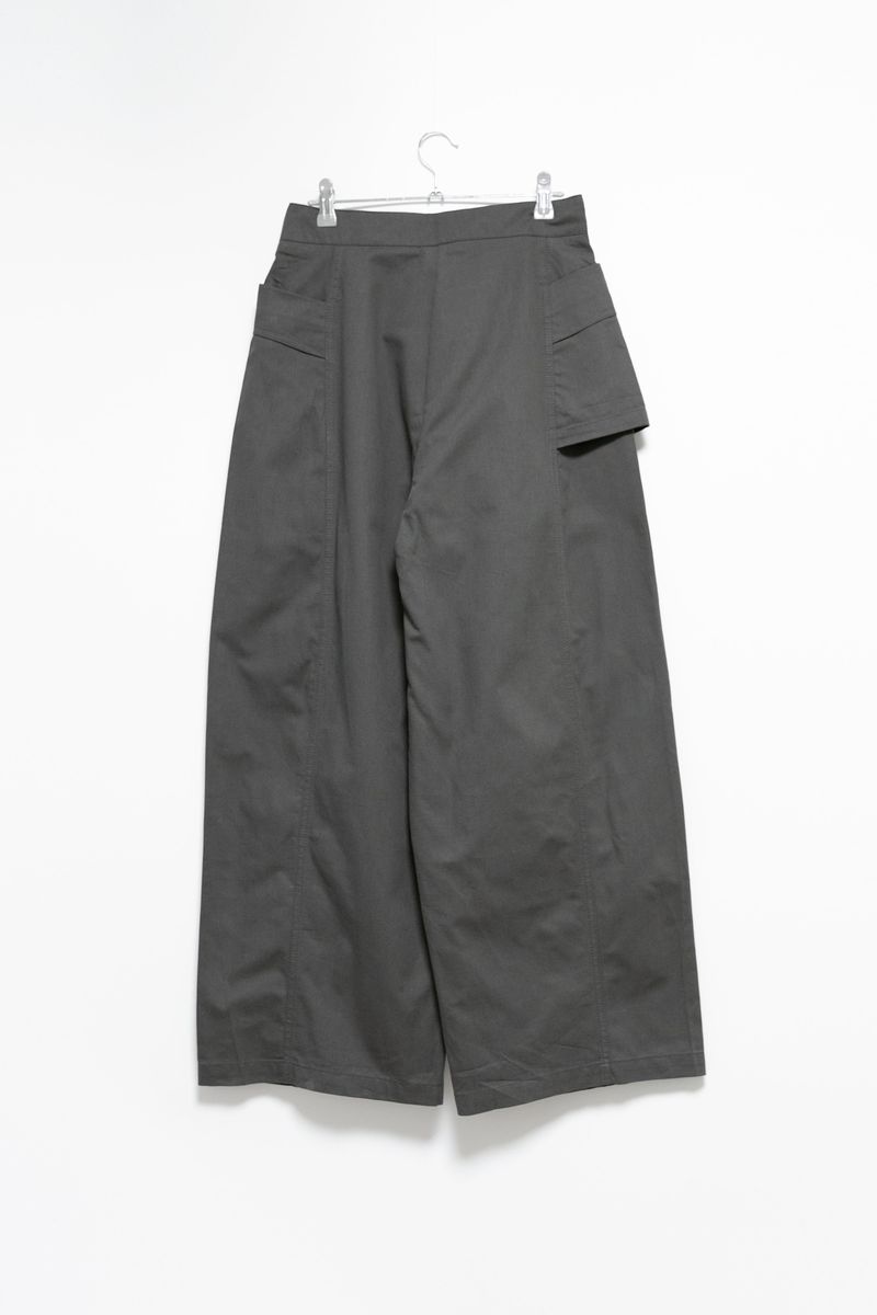 wrap skirt pocket pants(3colors)